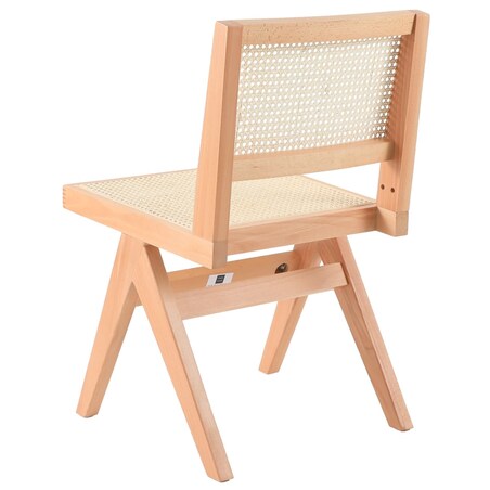 Bukowe krzesło BOHO MH-012CH-NN Step drewno rattan drewniane, Step Into Design