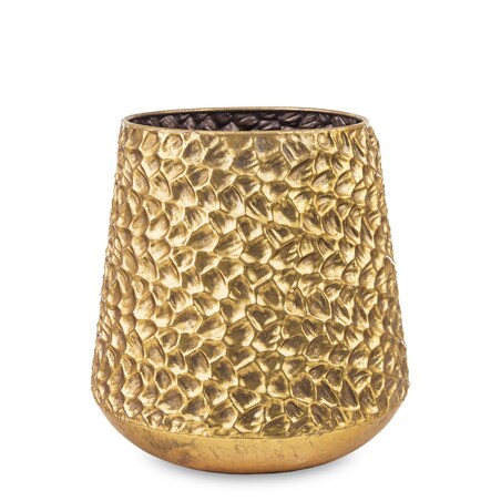 Osłonka metalowa złota 23x21x21 cm CHIUSURA