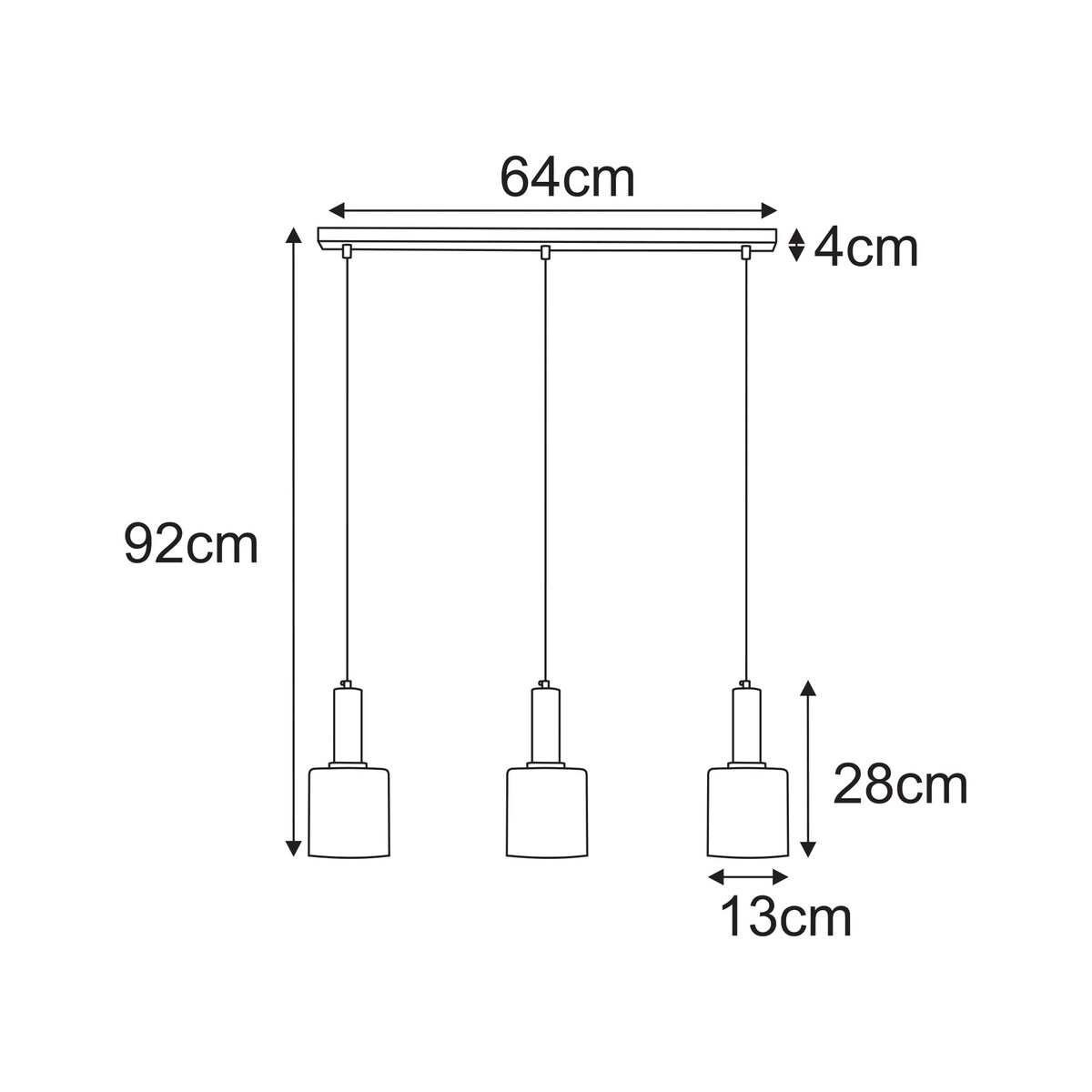 Lampa wisząca K-5877 z serii AIGO