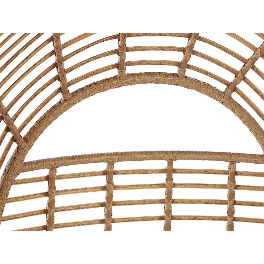 Rattanowy fotel kokon naturalny LIDO