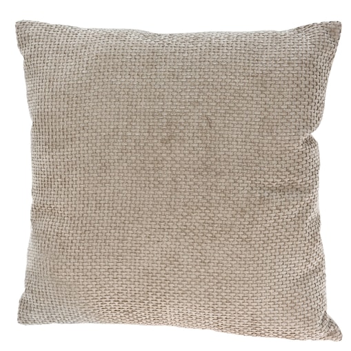 Poduszka Z Wkładem Ozdobna Jesienna Dekoracyjna 45X45 Cm Beżowa