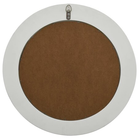 vidaXL Lustro ścienne w stylu barokowym, 50 cm, białe