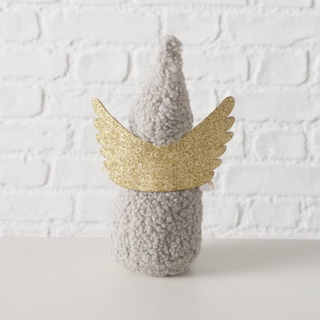 Figurka AMIA aniołek w miękkim ubranku, wys. 16 cm