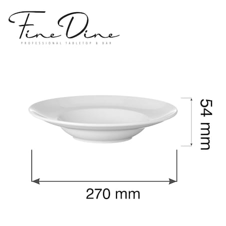 Talerz do pasty Pure Bianco, 270mm