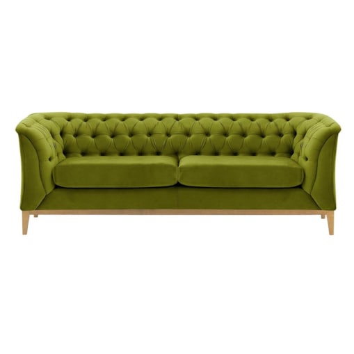 Sofa 2,5-osobowa Chesterfield Modern Wood-Velluto 9