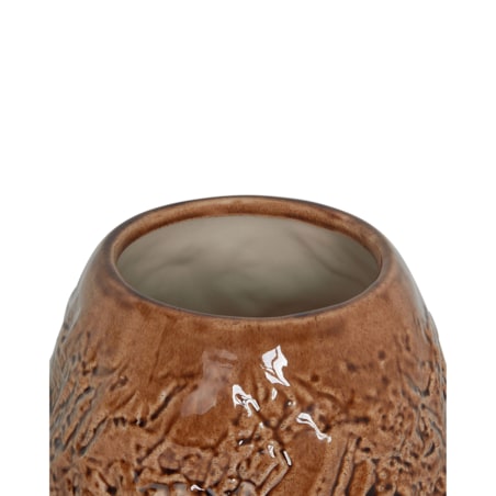 Kamionka Wazon na kwiaty 22 cm Brązowy BETTA