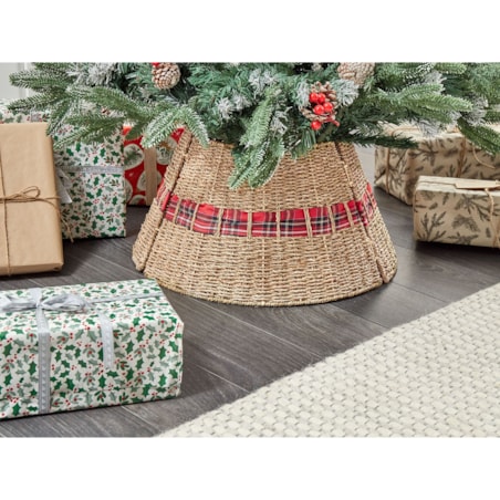 Osłonka pod choinkę Trawa morska Naturalny MARCHE