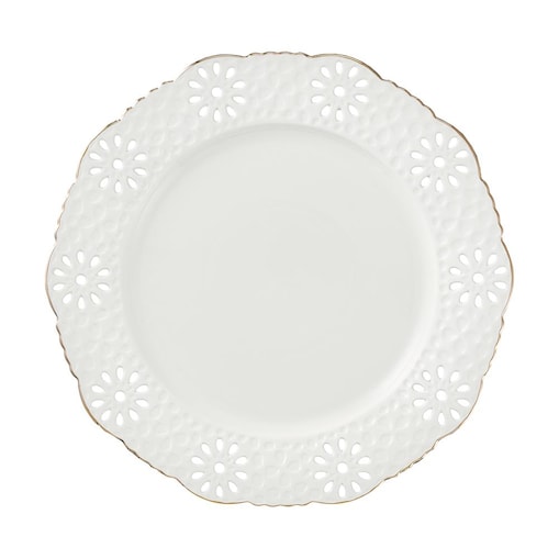 VILLA ITALIA Talerz płytki 26,5 cm porcelanowy LORETTA