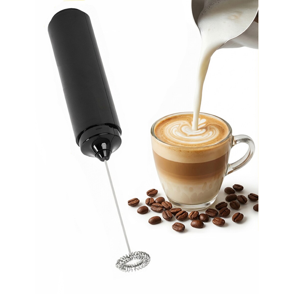 Spieniacz do mleka SHP FOAM czarny