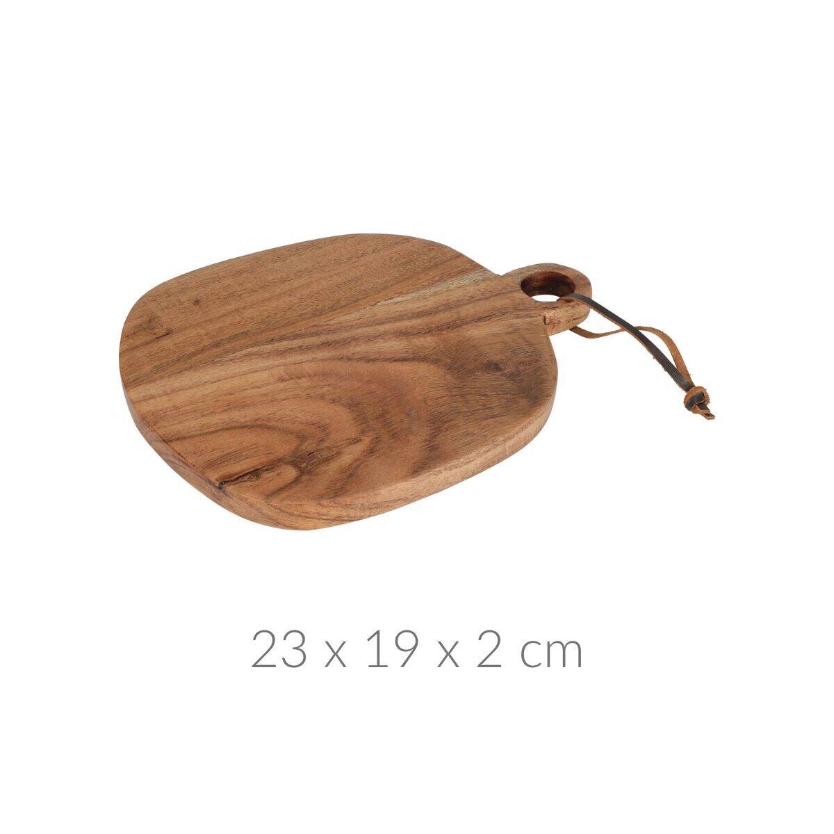 Deska do serwowania wędlin i przekąsek, drewno akacji