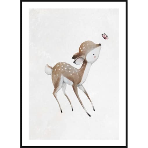 Poster Story, Plakat, Obraz - Sarenka z Motylkiem, wymiary 60 x 84 cm