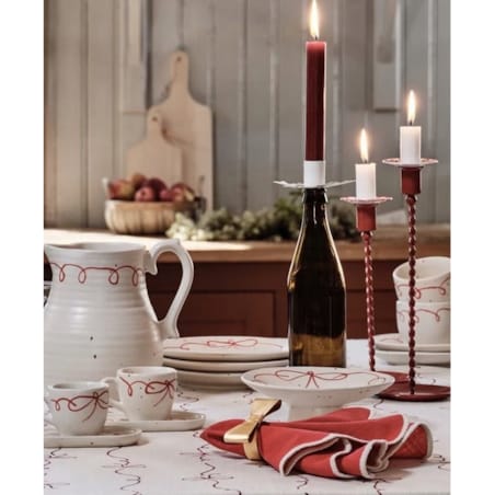 PATERA NA NÓŻCE MAŁA na ciasto owoce babeczki do tortu kamionkowa biała