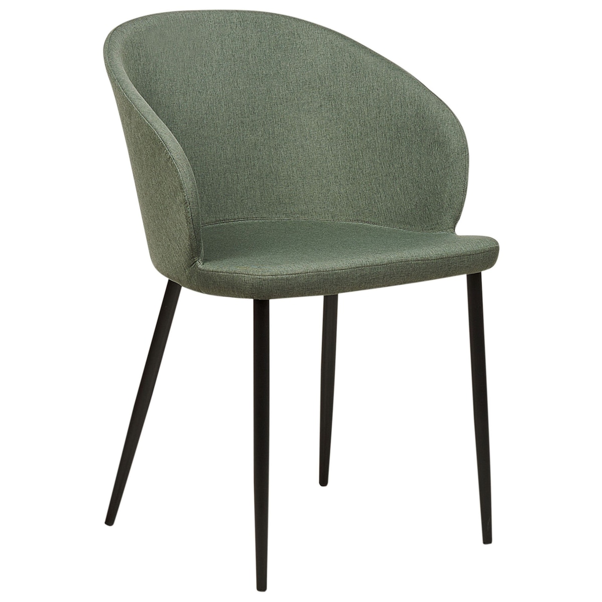 Zestaw 2 krzeseł do jadalni MASON Ciemnozielony