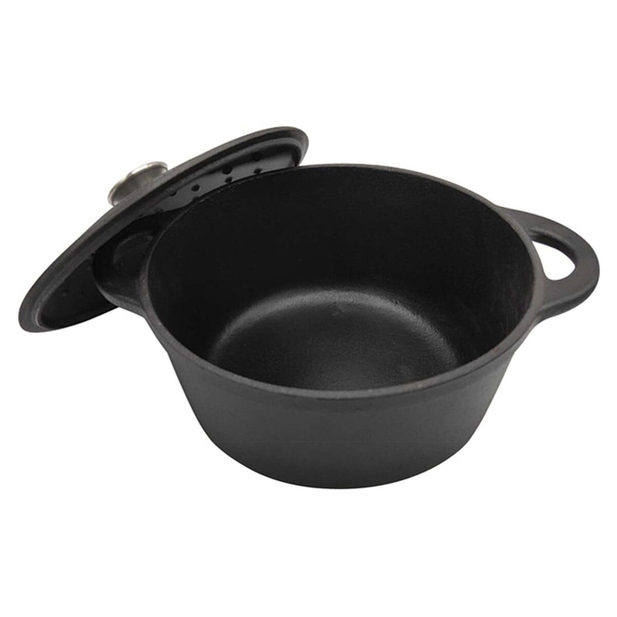 Garnek żeliwny na indukcję czarny 24cm 4.0L KINGHOFF