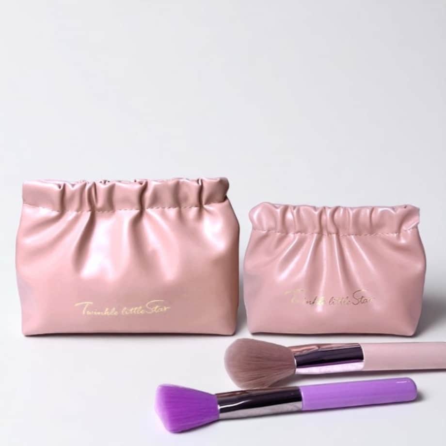 Kosmetyczka, saszetka na kosmetyki, wkładki, ekoskóra rozm S 12,5x9,5cm KS147R