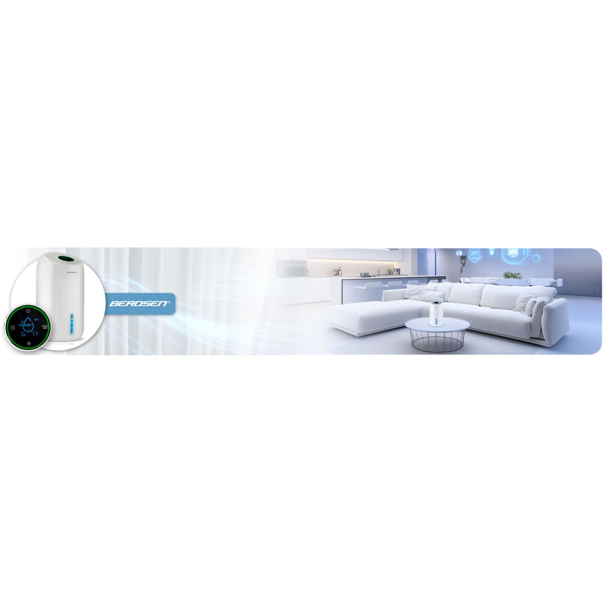 Osuszacz powietrza pochłaniacz wilgoci timer led Berdsen