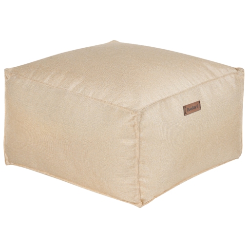 Puf 50 x 50 x 30 cm beżowy MUKKI