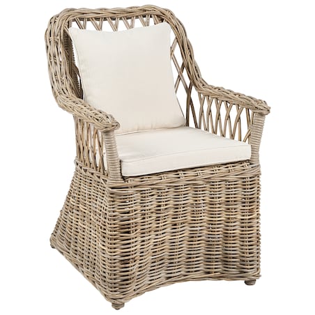 Fotel ogrodowy MAROS II Rattan Naturalny
