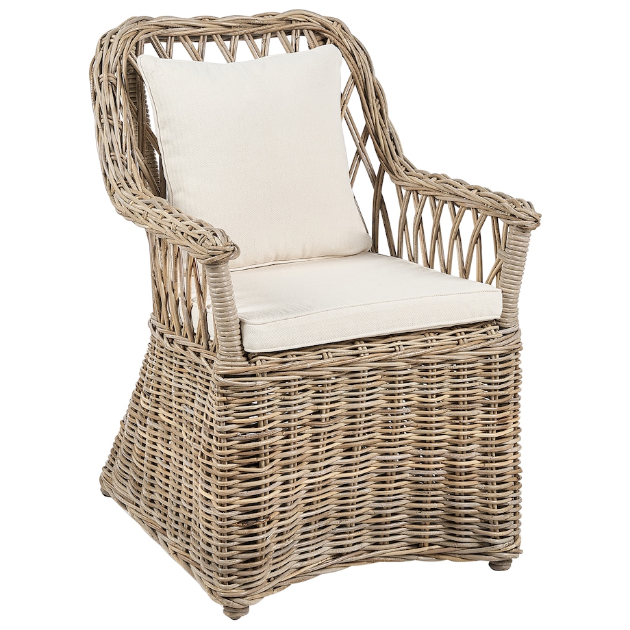 Fotel ogrodowy MAROS II Rattan Naturalny
