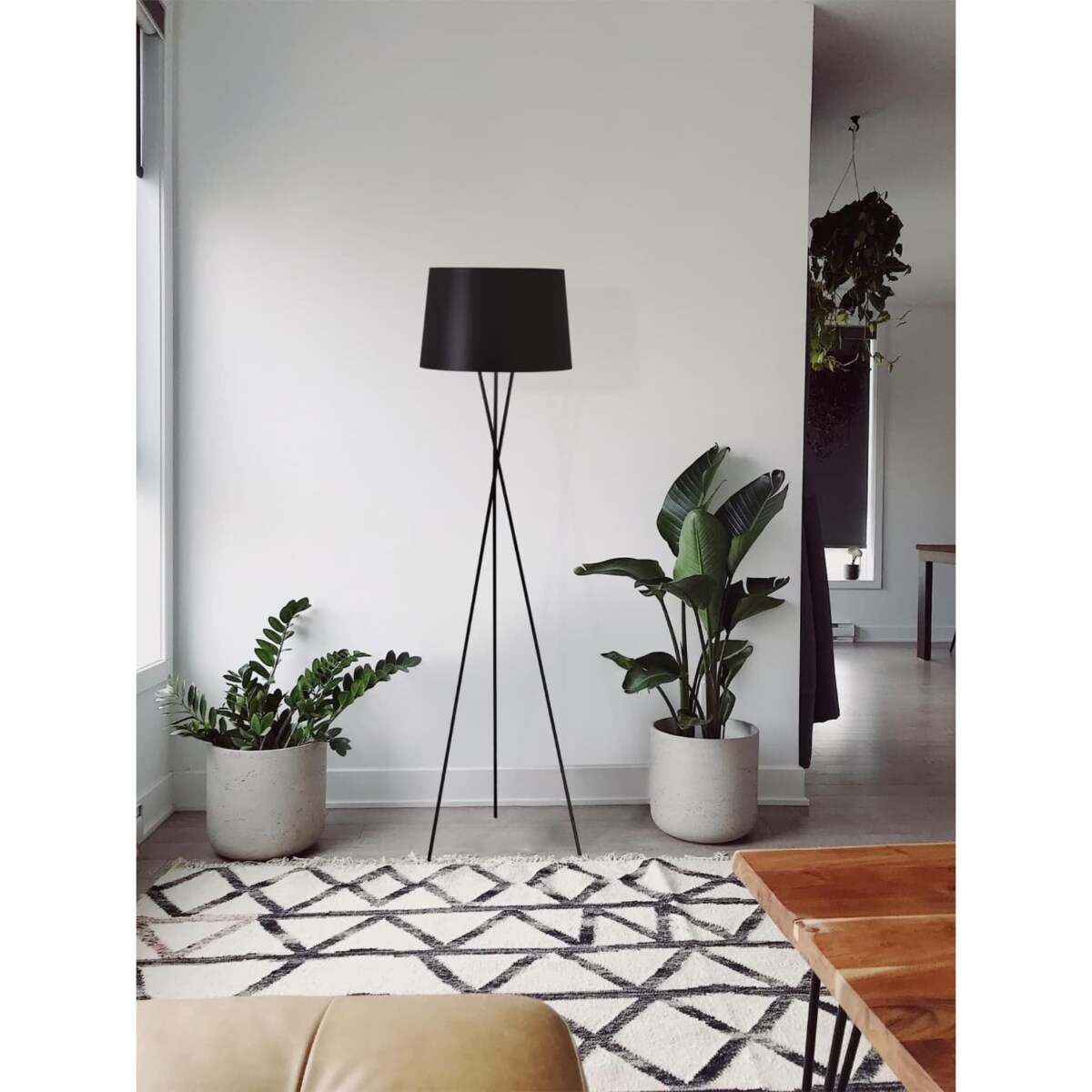 Lampa podłogowa K-4353 z serii REMI BLACK