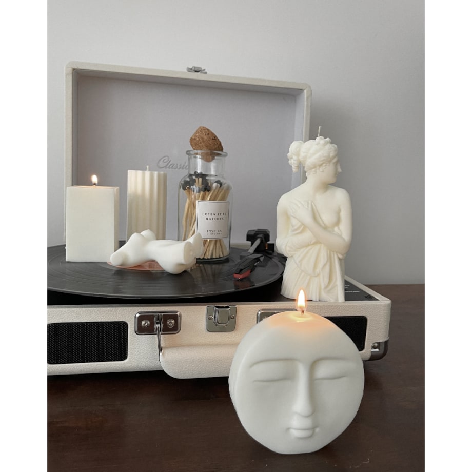 Świeca sojowa księżyc Luna, 180 g, INSPIRA