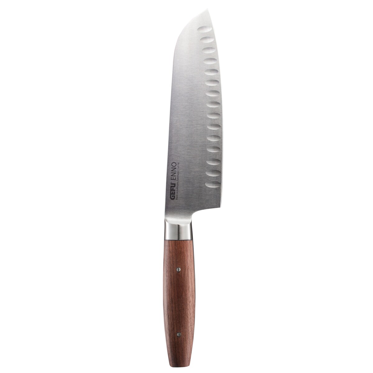 GEFU ENNO Nóż Santoku z rowkami 18 cm
