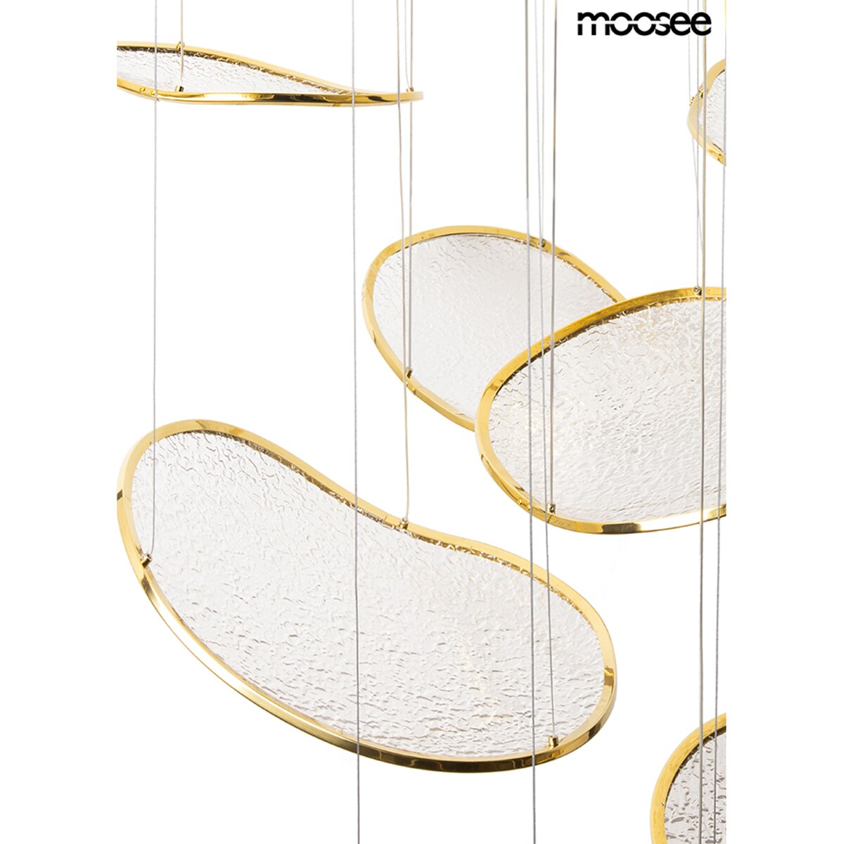MOOSEE lampa wisząca MEDUSA LED złota