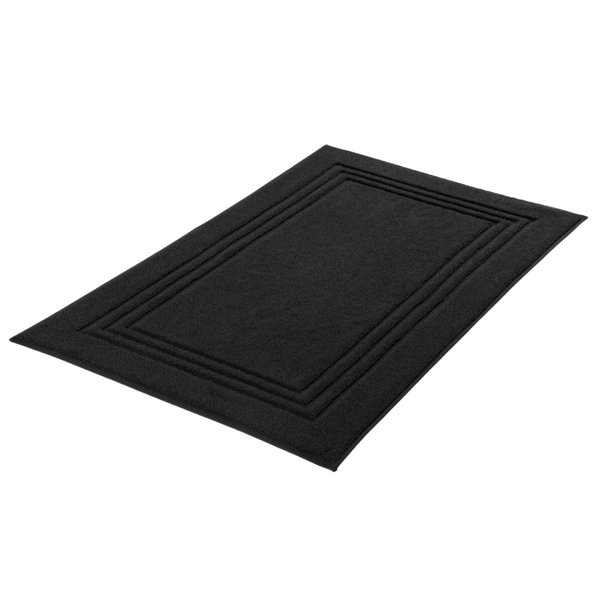 Kleine Wolke Lodge Wegański Dywanik Frotte czarny 50x 80 cm ECO LIVING