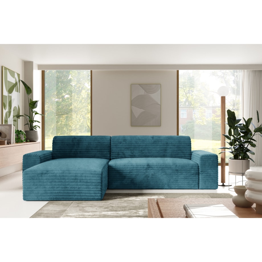 Narożnik COCO L z funkcją spania Kolor: TILIA 75