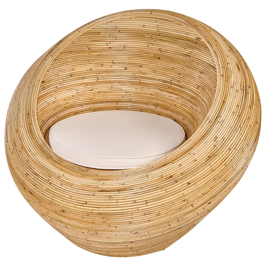 Fotel ogrodowy MAIORI Rattan Naturalny