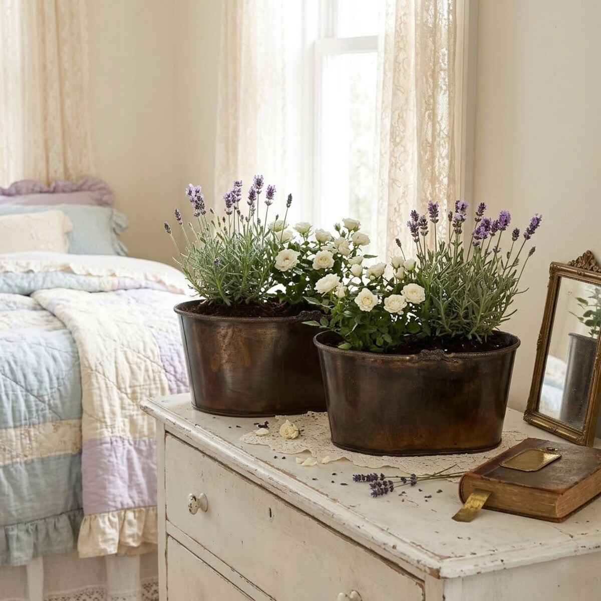 DONICZKA LOFT NA BALKON TARAS PARAPET KWIATY DO BONSAI MISA OSŁONKA 3 szt.