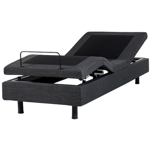 Łóżko regulowane bez zagłówka DUKE 80 x 200 cm Ciemnoszary