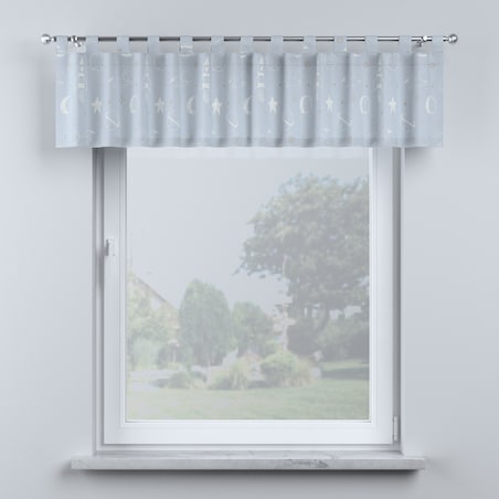 Lambrekin na szelkach 130x40 szary