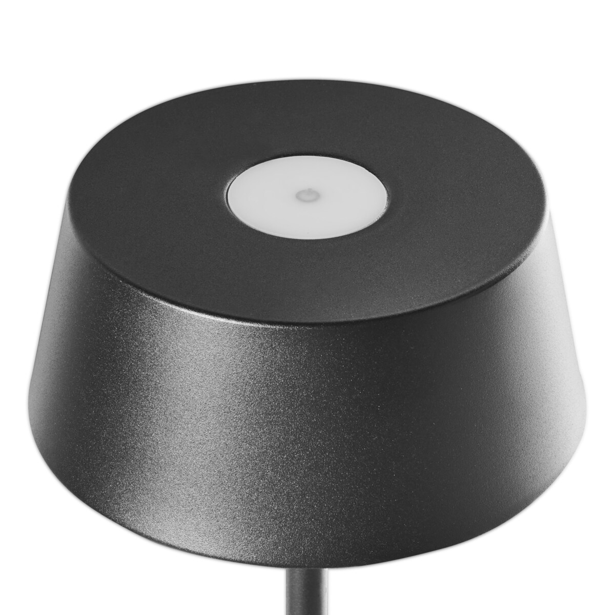 Bezprzewodowa lampa stołowa LED GUDER Ze ściemniaczem Metal Czarny