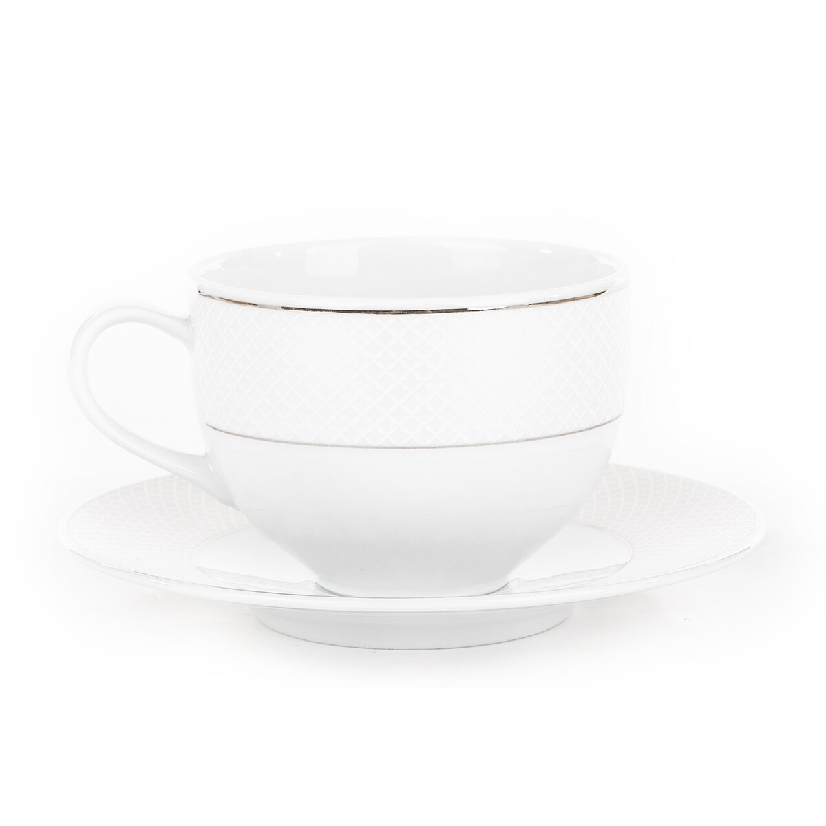 Komplet filiżanek 6os. (12el.) AMELIA SATYNA