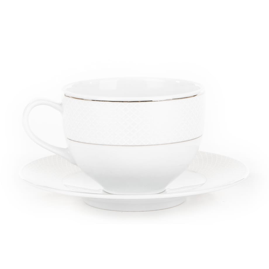 Komplet filiżanek 6os. (12el.) AMELIA SATYNA