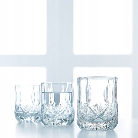 Komplet 6 szklanek Brighton 270 ml niskie LUMINARC na napoje soki drinki