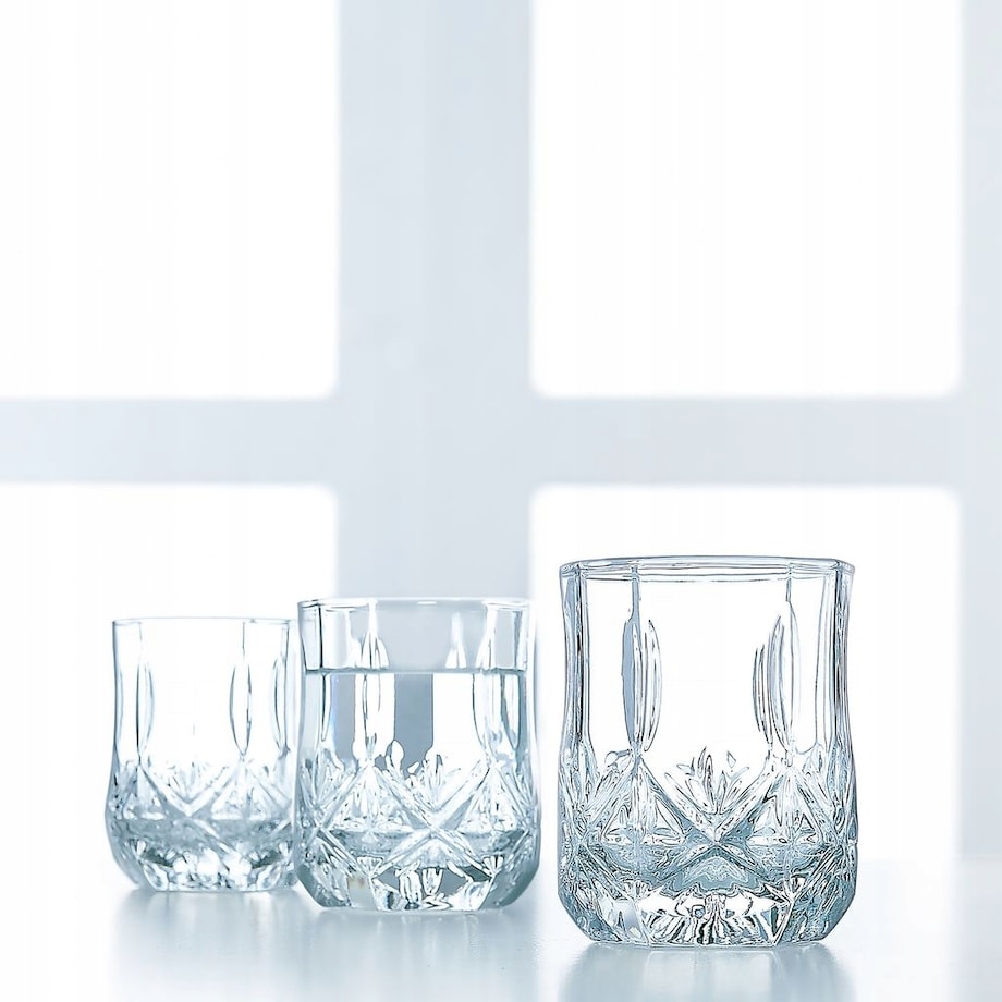 Komplet 6 szklanek Brighton 270 ml niskie LUMINARC na napoje soki drinki