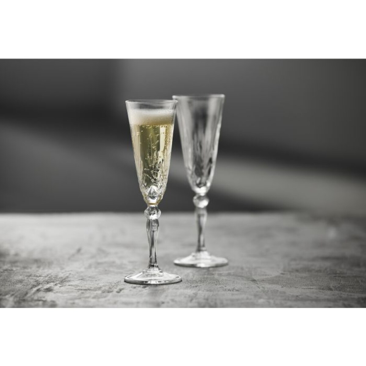 Kieliszki do szampana ze szkła kryształowego Melodia 160 ml 4 sztuki 916096