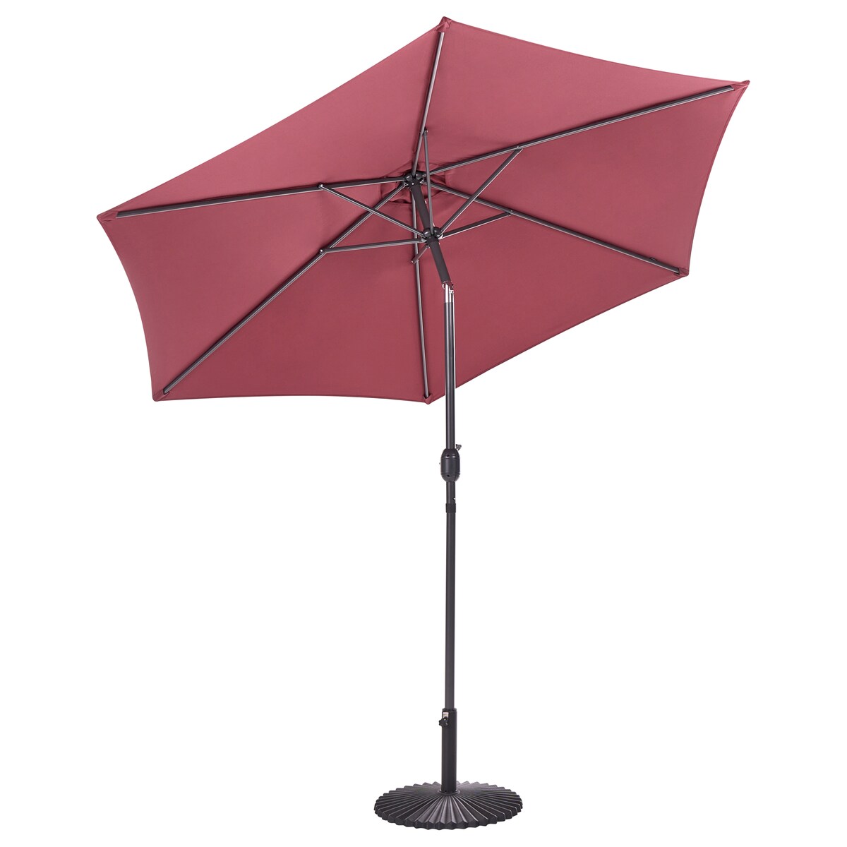 Parasol ogrodowy 266 cm VARESE Burgundowy
