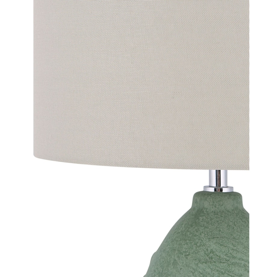 Lampa stołowa ceramiczna zielona OHIO