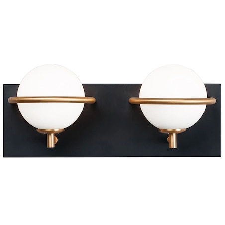 Kinkiet App1221-2W Czarny, Metal