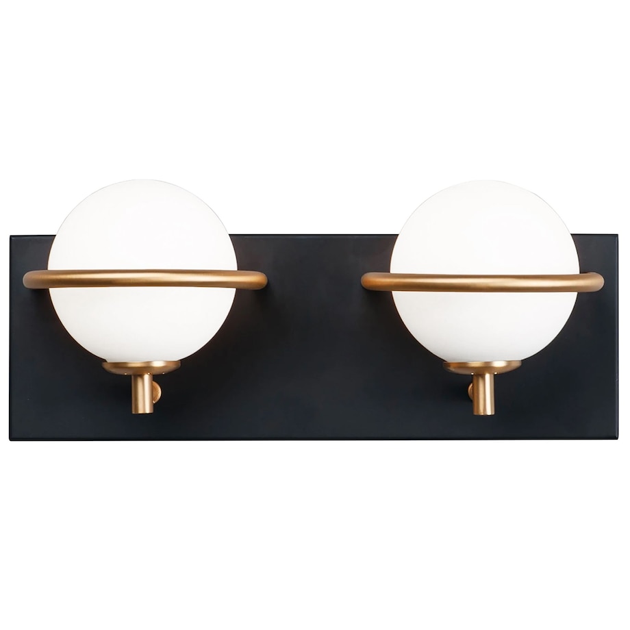 Kinkiet App1221-2W Czarny, Metal