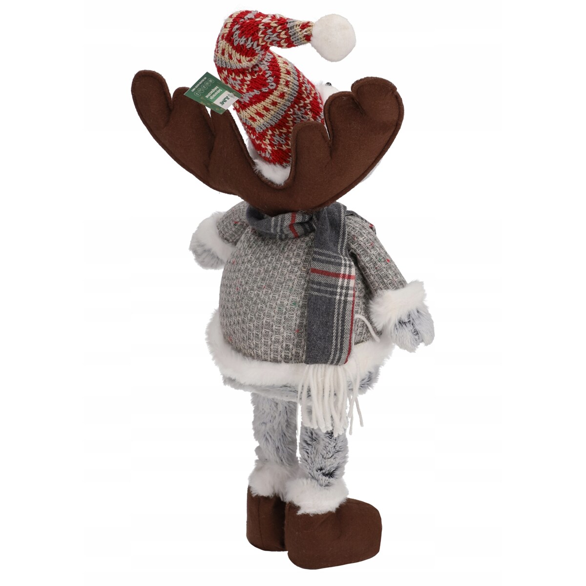 RENIFER świąteczny DUŻY dekoracja świąteczna ŁOŚ