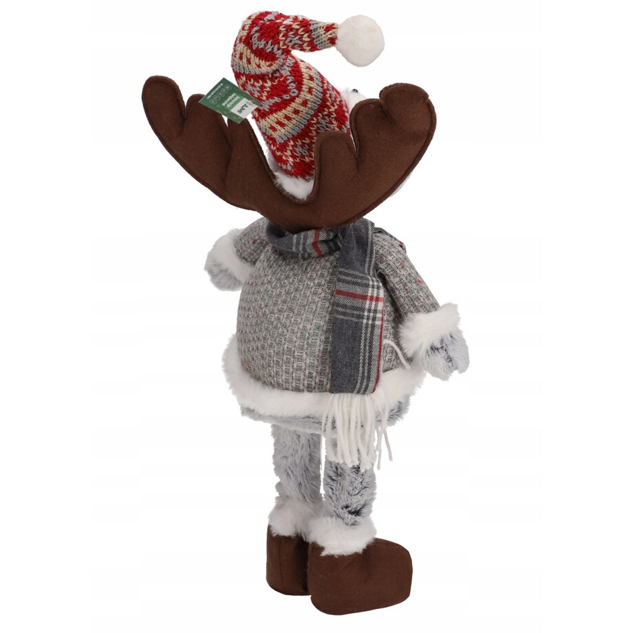 RENIFER świąteczny DUŻY dekoracja świąteczna ŁOŚ