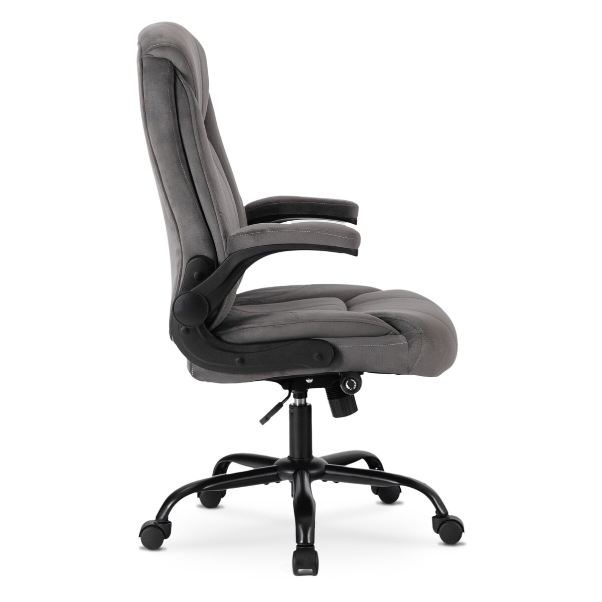 Fotel biurowy obrotowy ergonomiczny do biurka szary COMFORT