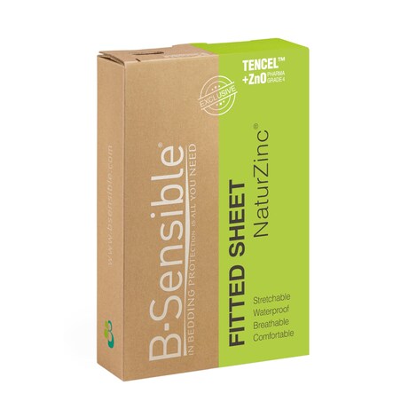 Ochraniacz wodoodporny NaturZinc B-Sensible 180x200 cm Tak Maxi (26-40 cm)