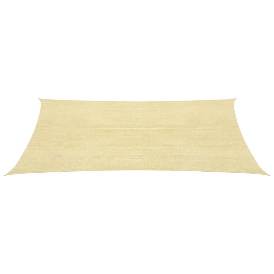 vidaXL Żagiel przeciwsłoneczny, 160 g/m², beżowy, 6x8 m, HDPE