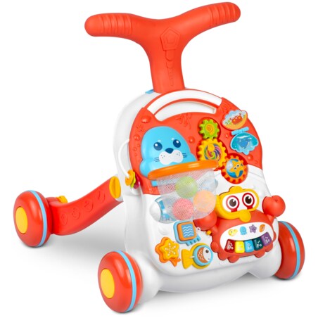 Interaktywny chodzik pchacz stolik edukacyjny Ricokids