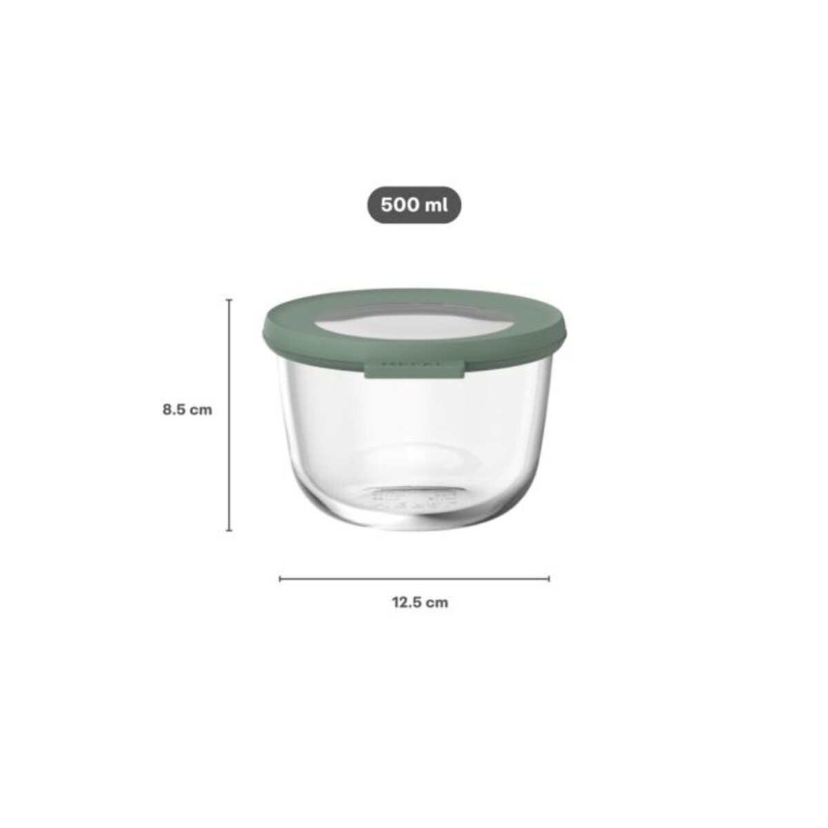 Miska Cirqula szklana 500 ml Nordic Sage 106240594700